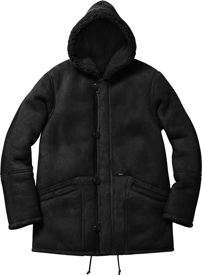 Supreme/Schott® Hooded Shearling view 5